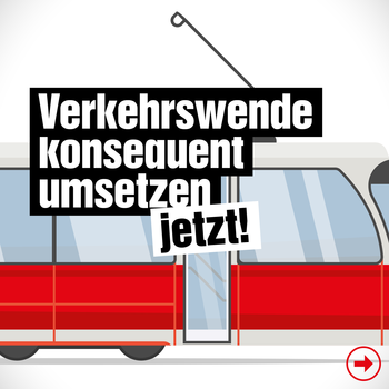 Die Linke fordert: Verkehrswende konsequent umsetzen. Jetzt!